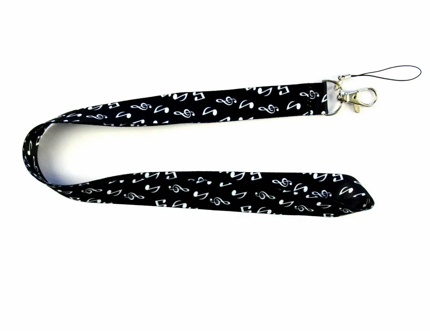 New Arrival 30 Pieces/lot Quality Classical Musical Piano Notes Style Keychains Neck Lanyard Phone Straps ID Card Badge Holder | Украшения