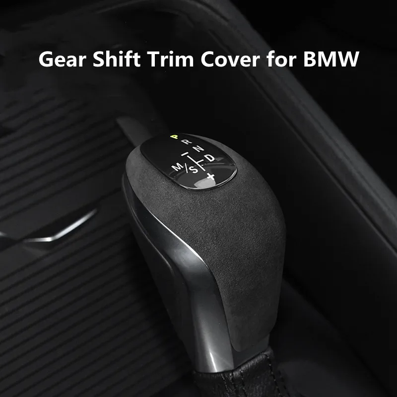Модная меховая кожаная наклейка для переключения передач bmw 2 серии 2015-2019 X1 2016-2019 1