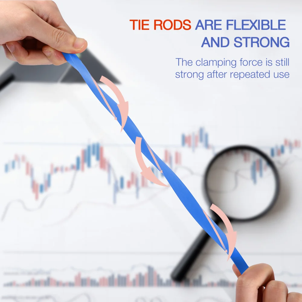 10 шт. прозрачные зажимы для хранения файлов|Папка файлов| |