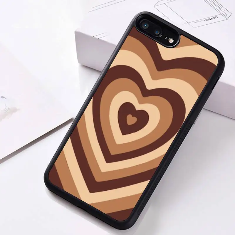 

Latte Love Coffee Heart Phone Case Rubber for iPhone 12 pro max mini 11 pro XS MAX 8 7 6 6S Plus X 5S SE 2020 XR case