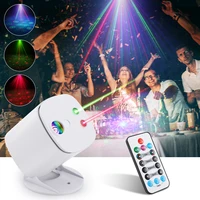 dj disco stage party light rgb flash projector with remote control christmas and halloween decoration ktv birthday present