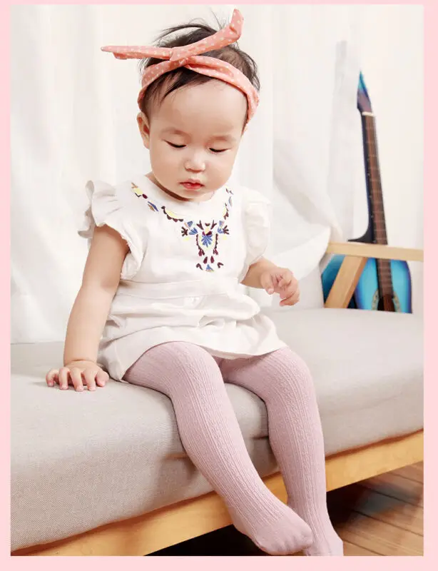

0-6Y Toddler Infant Kids Girls Tights Cotton Warm Baby Pantyhose Stockings Solid Color tights