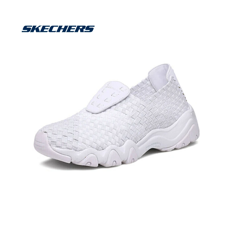 Skechers/Женская обувь на плоской подошве D'LITES белая спортивная без застежки