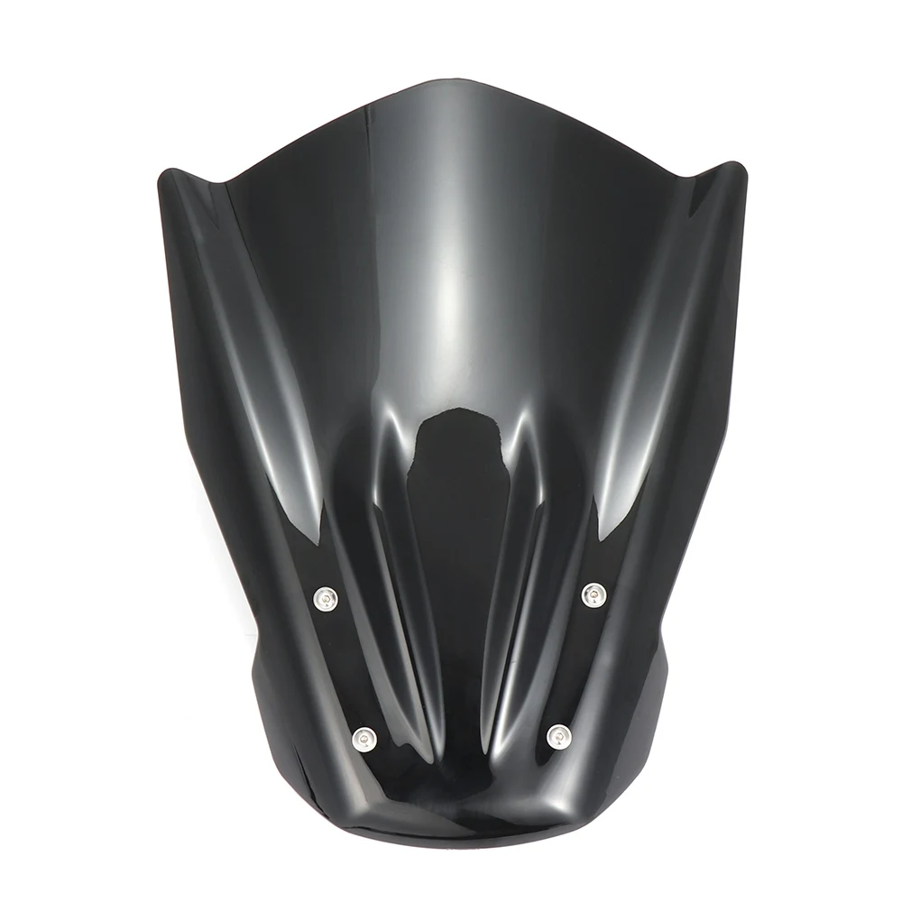Black Лобовое стекло мотоцикла ветровое стекло с монтажным кронштейном для YAMAHA MT07 MT 07 FZ-07 FZ07 FZ 07 ветровой дефлектор - Цвет: Black