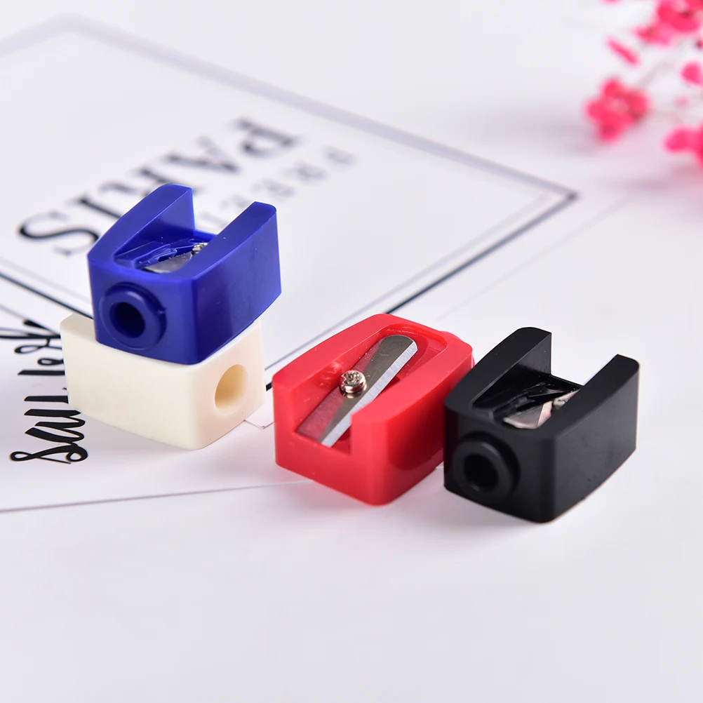 

5Pcs Single Holes Pencil Sharpener Makeup Pencil Multi Purpose Mechanical Pencil Sharpener For Office School Supplies