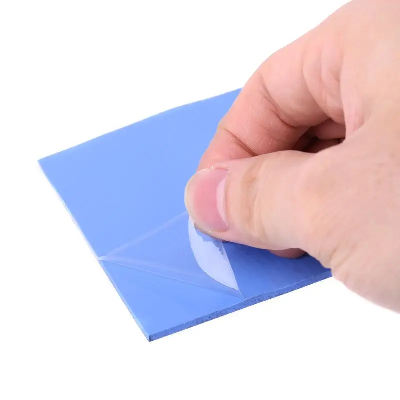 

1Sheet 100mmx100mmx3mm Thermal Conductivity CPU Heatsink Cooling Conductive Silicone Pad Thermal Pads for PC Computer