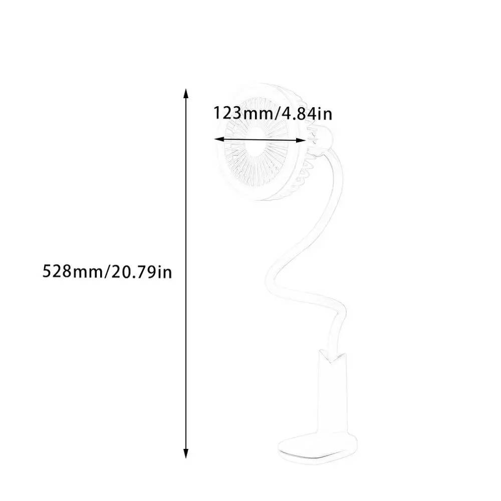 

Portable table lamp fan Creative Personality Mini Usb Charging Clip Shower Table Lamp Small Fan Student Fan Summer Stroller fan