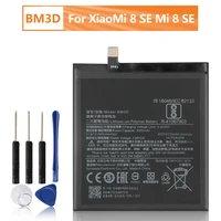 replacement battery bm3d for xiaomi 8 se mi8 se m8se bm3d replacement phone battery 3120mah with free tools