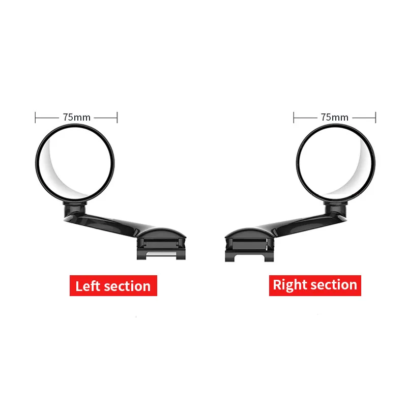 Зеркало заднего вида автомобиля прозрачные дополнительные зеркала 360 Вращение
