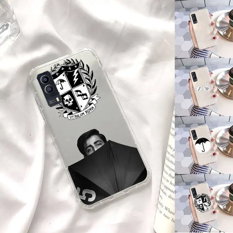 

Umbrella Academy Phone Case Transparent For VIVO X 60 50 30 27 23 21 20 9 pro plus S i + Soft TPU Clear Mobile bags