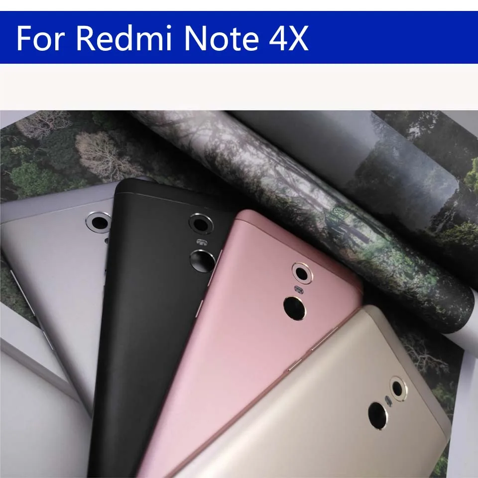 Note4X задняя крышка батарейного отсека для Xiaomi Redmi Note 4x задняя крышка батарейного отсека чехол на заднюю крышку корпус замена корпуса
