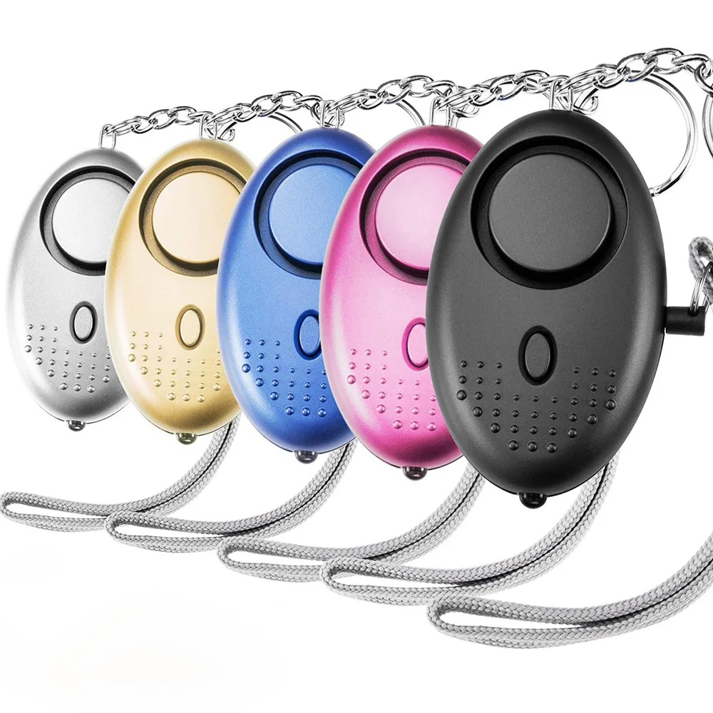 

130 дБ безопасность Личная сигнализация брелок со светодиодной подсветкой самооборона электронное устройство для женщин, детей