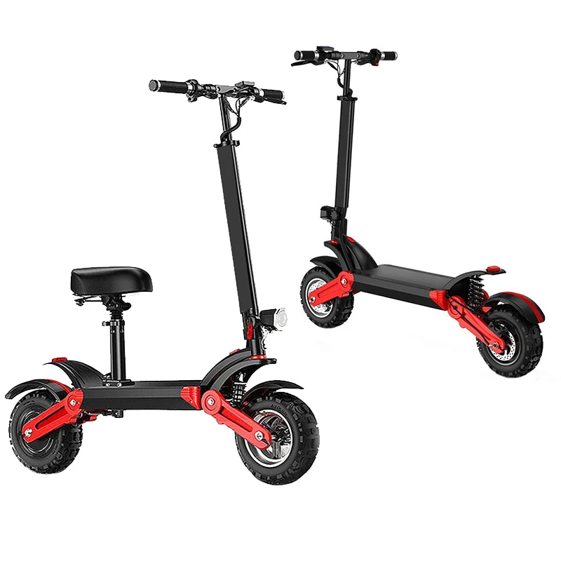 

Двойной диск 12 "внедорожные шины литиевая батарея складной электрический скутер для взрослых