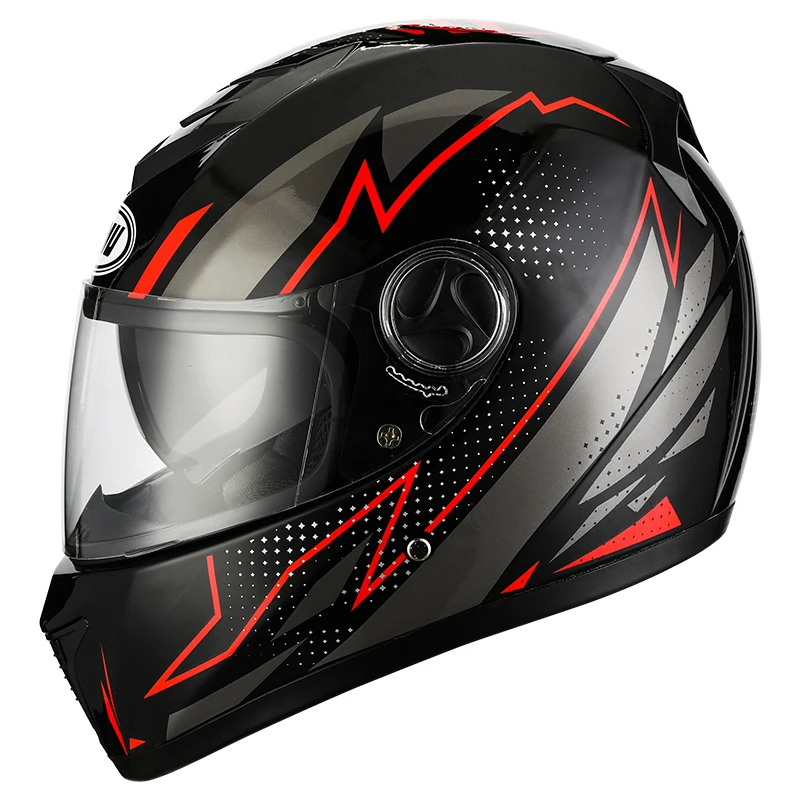 

Full Face Motorcycle Helmet Dual lens Visors Safety Racing Motocross Helmet Motorbike Helmet Double Visors For Adults