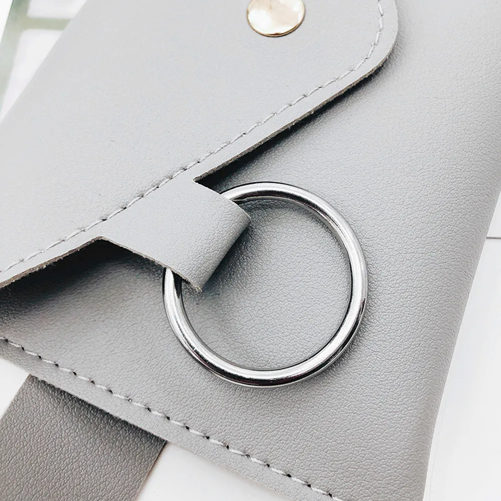 

Fanny Pack Women Belt Bag Leather Waist Bag Fashion Women's Pure Color Ring PU Messenger Shoulder Chest