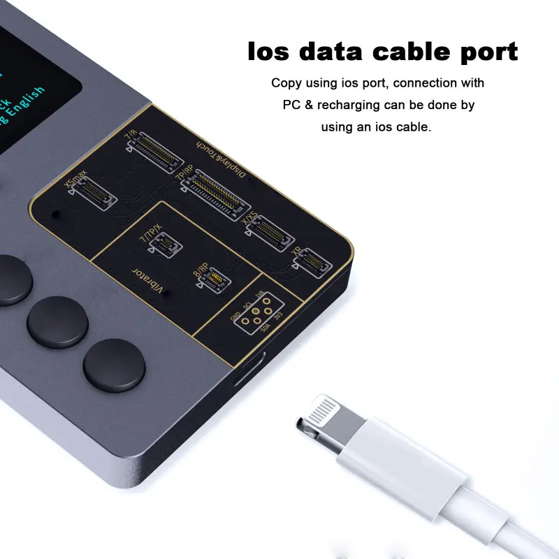 

ICopy Plus 2.1 True Tone Repair Programmer for 7/8/8P/X/XR/XS/XS MAX/11 Pro Max LCD/Vibrator Transfer EEPROM Programmer