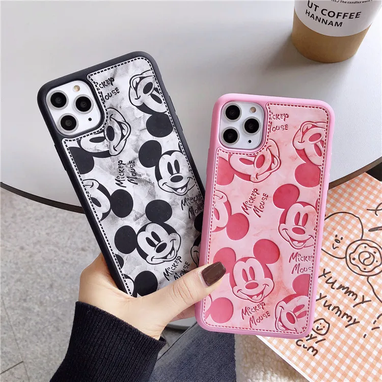

Bandai Disney for iphone 7/8 plus x xsmax xr iphone11/12/13 pro Max Retro style girl couple creative phone case