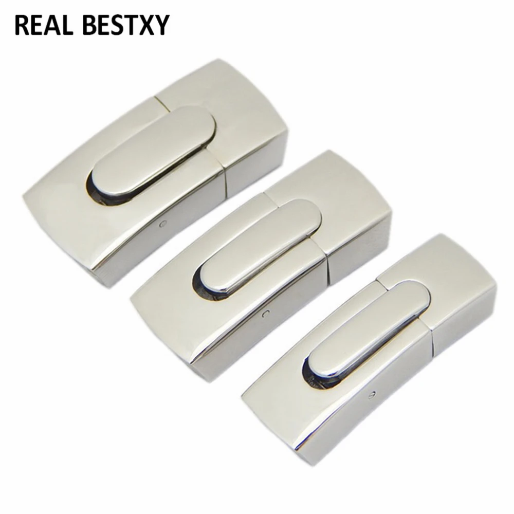 20 шт./лот застежка из нержавеющей стали с кнопочным замком зубчатая пряжка для