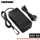 Свинцово-Кислотное зарядное устройство 36 в 4 а для электрического скутера, электровелосипеда, инвалидной коляски, зарядное устройство для свинцово-кислотных аккумуляторов с 3-контактным разъемом XLR