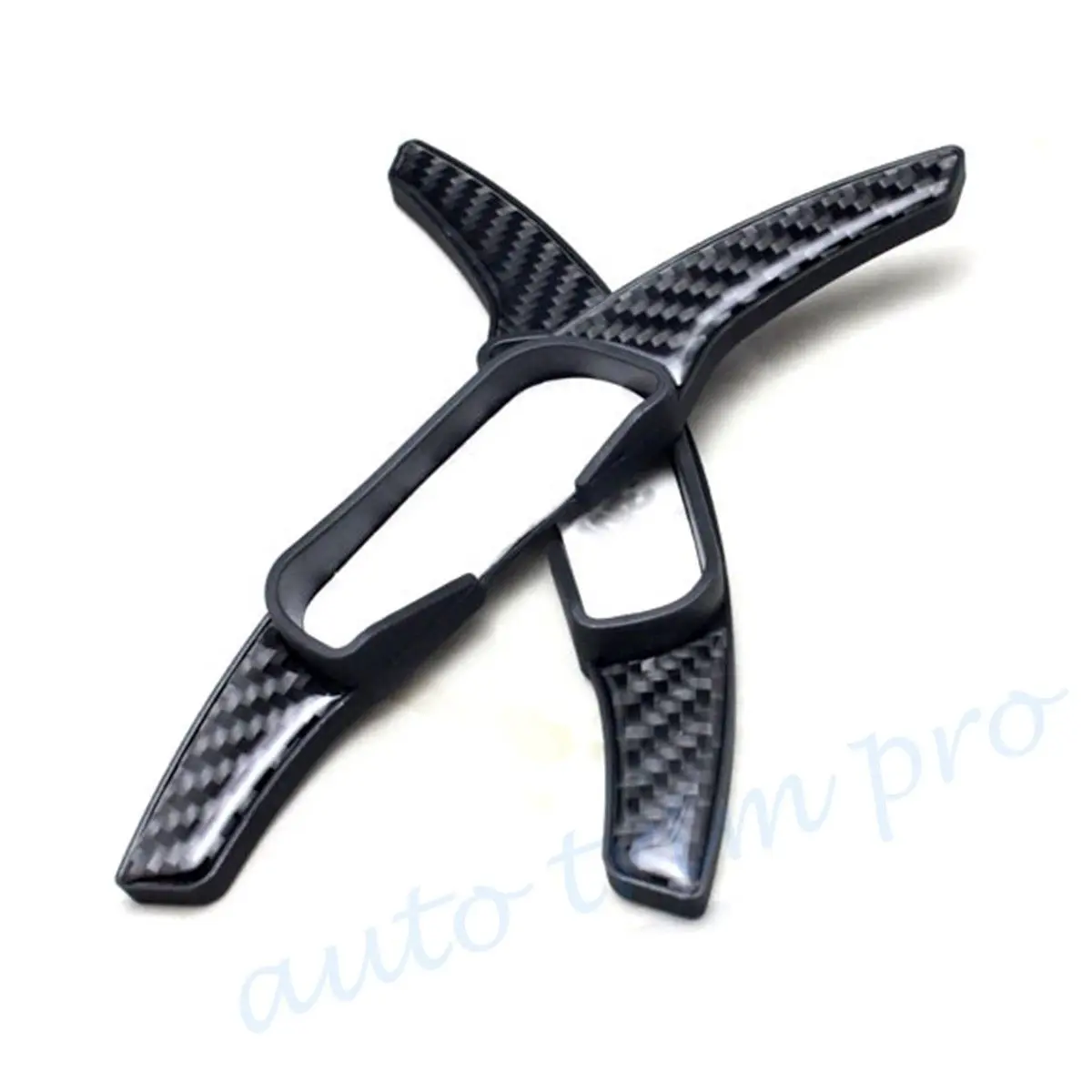 2X карбоновое волокно сдвиг весло переключения расширение рулевого колеса DSG