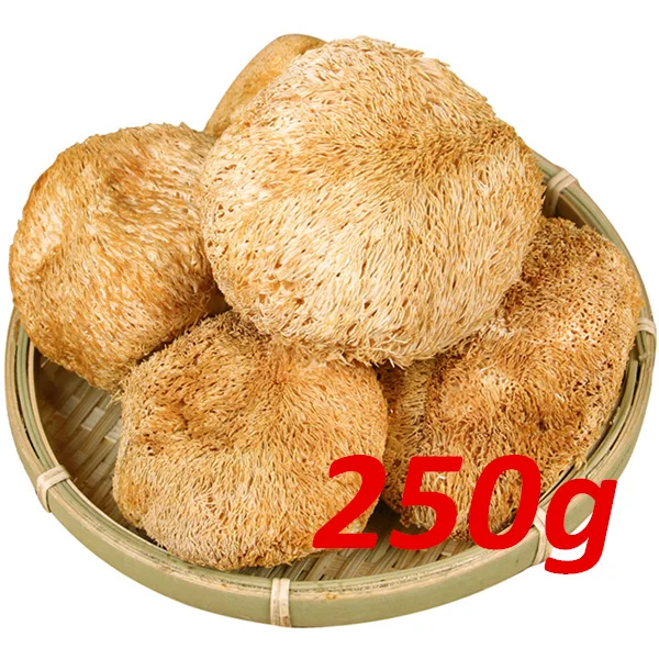 250g Органический, высушенный Львиная Грива бородатый зуб грибы hericium erinaceus гриб - Цвет: 250g
