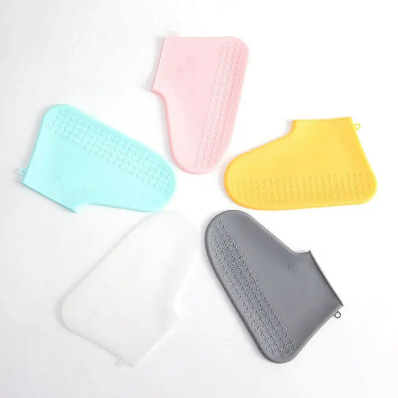 

Thicken Silicone Rain Boots Waterproof Shoe Cover Unisex Shoes Protectors Transparent Non-Slip Rainproof Suit Rain Coat Women