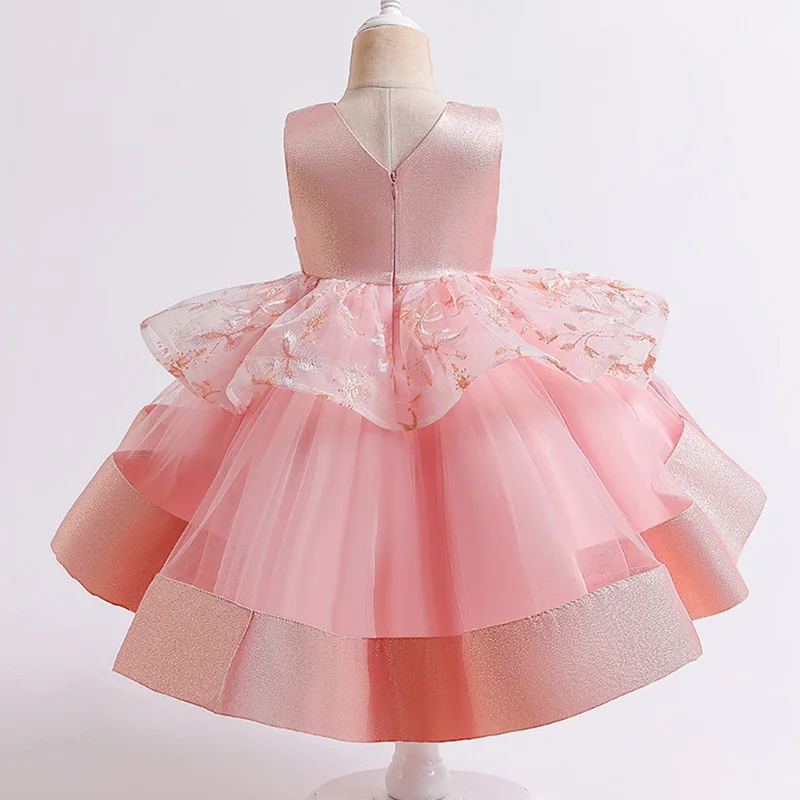 Платье для маленькой девочки симпатичное летнее платье принцессы с цветочным