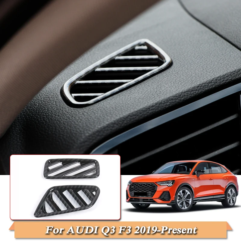 2 шт. для Audi Q3 F3 2019 настоящее украшение автомобиля Рамка приборной панели