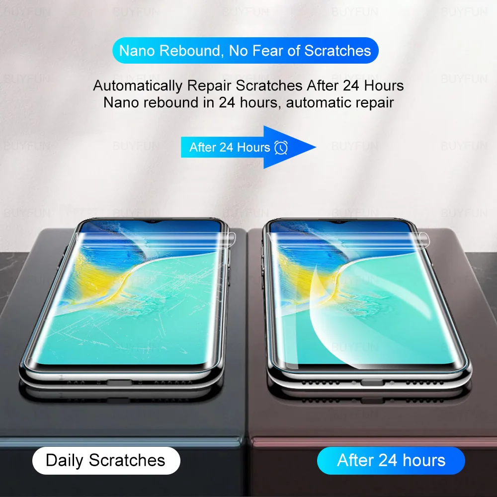 Гидрогелевая пленка с полным покрытием 6 в 1 для Vivo Y15S Защита экрана Y15A Y15 Y12 Y17 Y52 Y72
