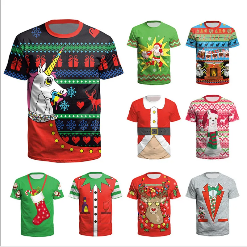 

2021 Compression T Shirt Man Men Camisa Anime T-shirt Women Free Shipping Mens Clothing HIP HOP O-Neck Short Christmas 100-6xl