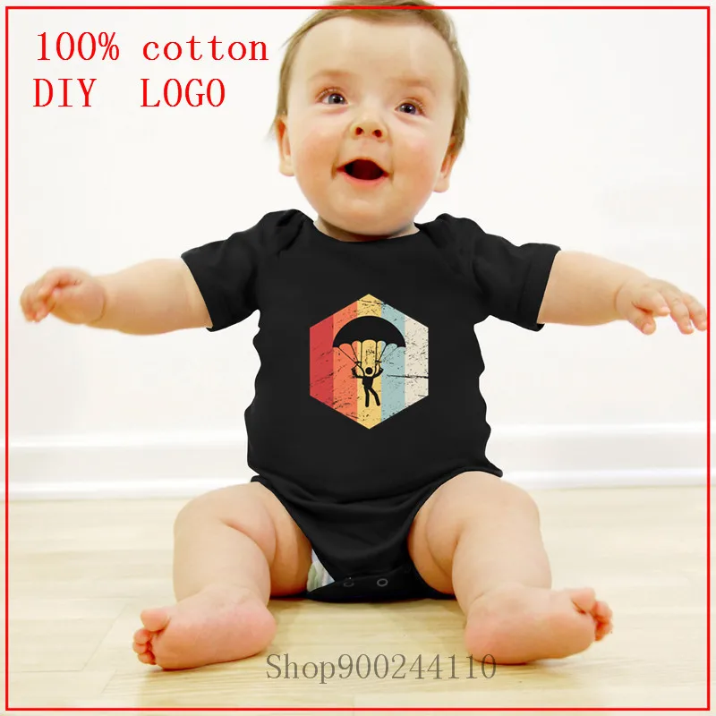 

Retro 70s Skydiving Parachute Icon Cotton Newborn Baby Girl Clothes Bodysuit Baby Clothes Ropa bebe Baby Boy Clothes One-Pieces