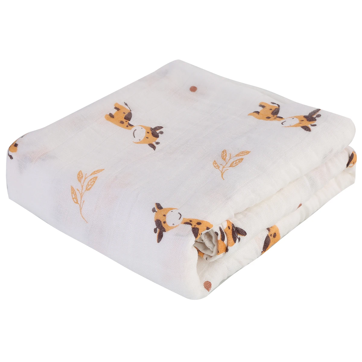 Одеяло для пеленания из органического хлопка муслиновое детское одеяло с