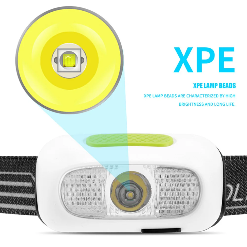 Водонепроницаемый светодиодный фонарь для бега с регулируемой яркостью и