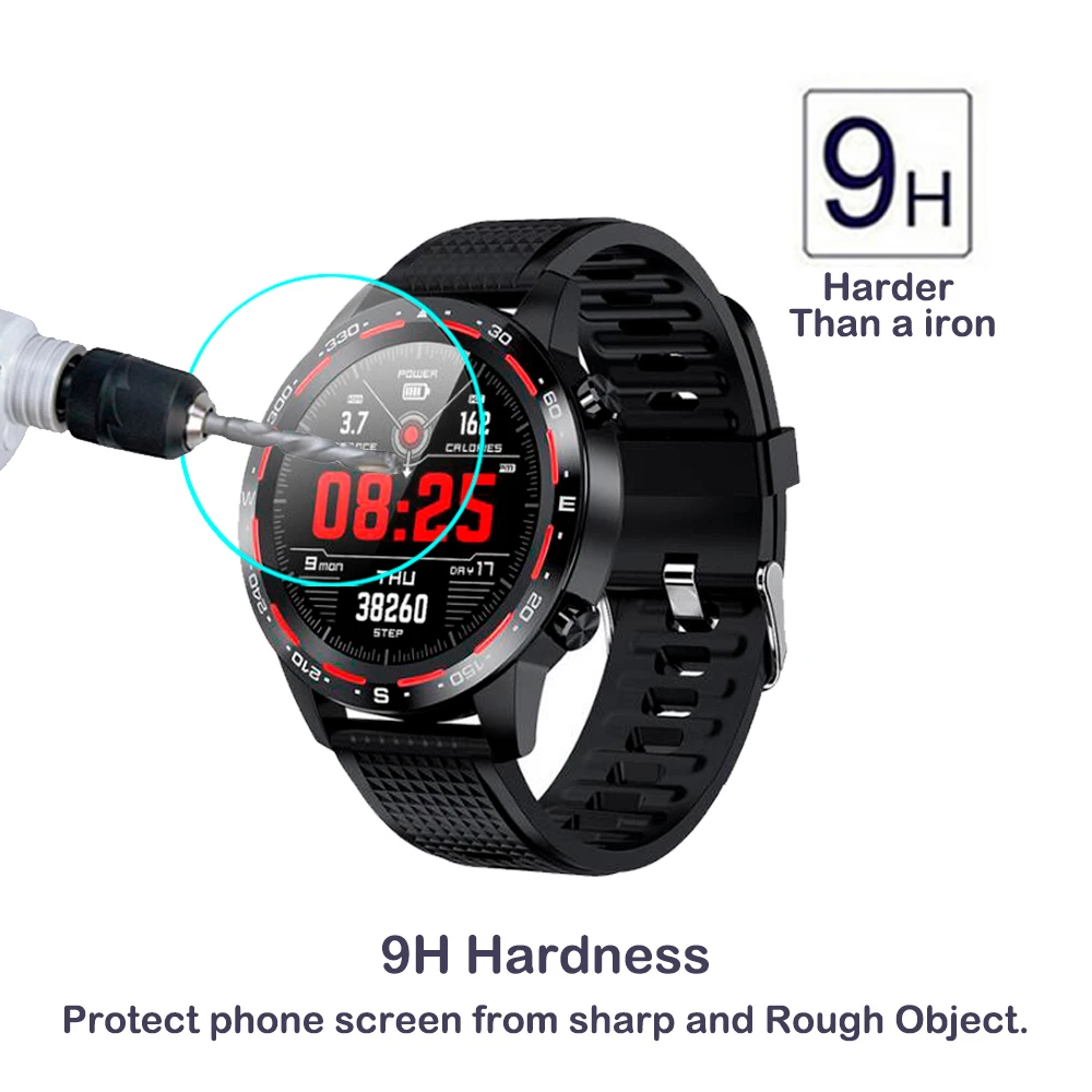 2 шт. закаленное стекло 2.5D для смарт часов Microwear L7 L9 L11 L12 L13 L15 L16 L19|Защита экрана| |