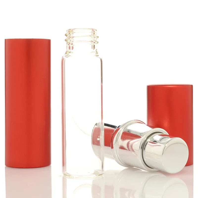 6 мл мини флакон духов многоразового с распылителем Портативный Алюминиевый