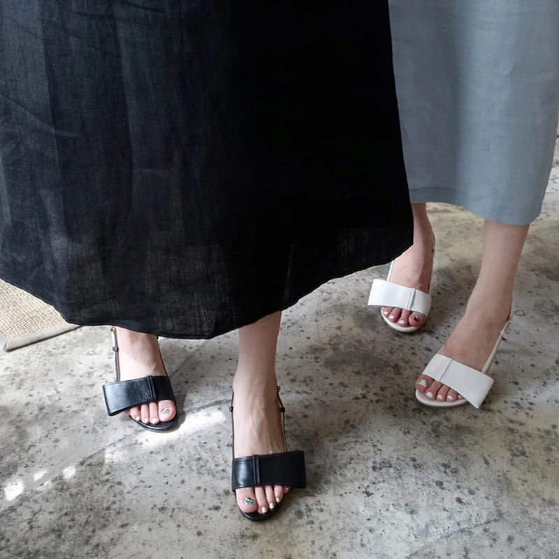 Босоножки женские на шпильке натуральная кожа туфли-лодочки с пряжкой высокий