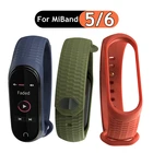 Ремешок силиконовый для Mi Band 5 6, браслет для Xiaomi Correa Smart Band 5