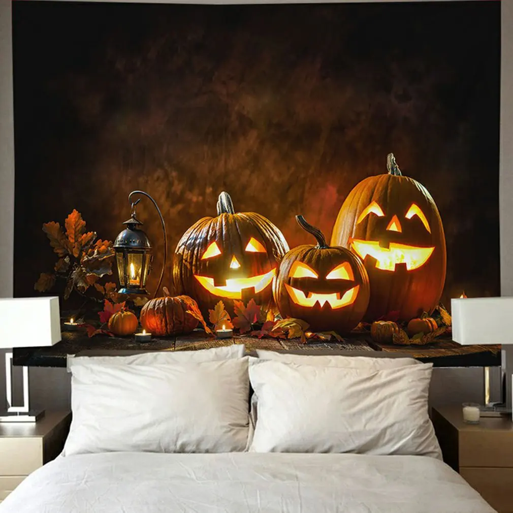 Настенный Гобелен на Хэллоуин психоделический гобелен домашнее украшение для