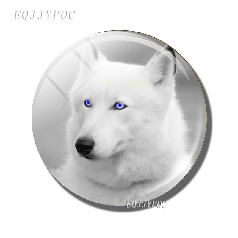 Магнит на холодильник Wolf and Moon 3 шт./компл. 30 мм|animal refrigerator magnets|refrigerator magnetsfridge magnet |