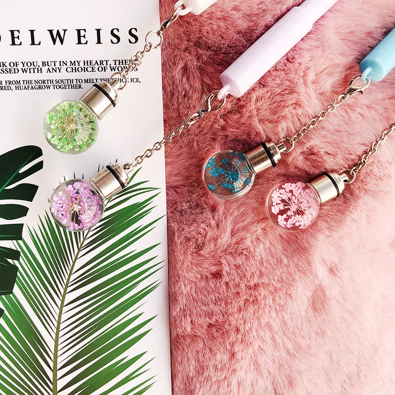 1 шт. Творческий светящийся светильник лампочка гелевая ручка с милыми цветами