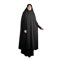 womens muslim islam pure color summer ventilative abaya long dress fashion muslim sets prayer wear woman hijab dress full cover