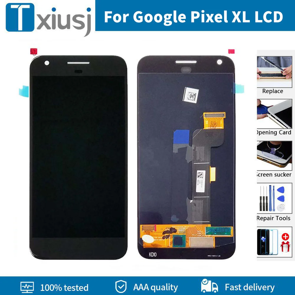 

100% Tested For Google Pixel XL LCD Display Touch Screen Digitizer Assembly Replacement for Google Pixel XL Display Screen