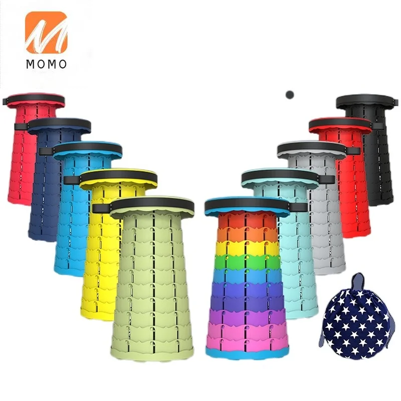 

Luxury Modern Outdoor Folding Chair Portable Folding Stool Adjustable Telescopic Stool Bench