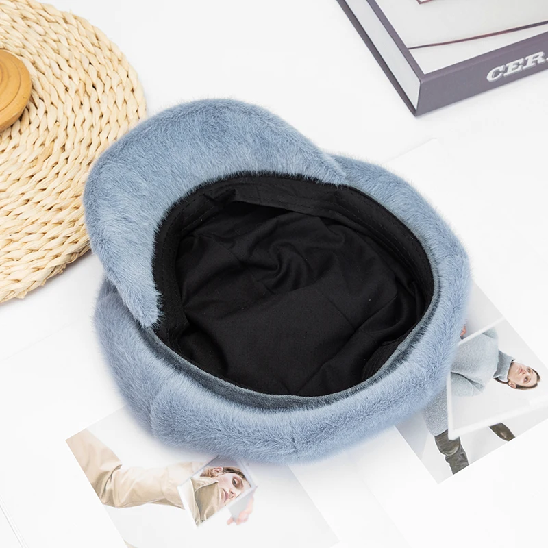 Женский Бархатный берет [Onidfurow] осенне-зимний восьмиугольный шапки стильные