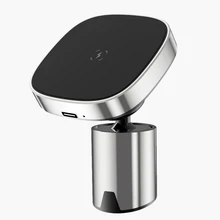 15W Car Wireless Charger is Suitable For iphone 12 Macsafe Aluminum Alloy Vent Dashboard Magnetic Bracket Mobile Phone Charger