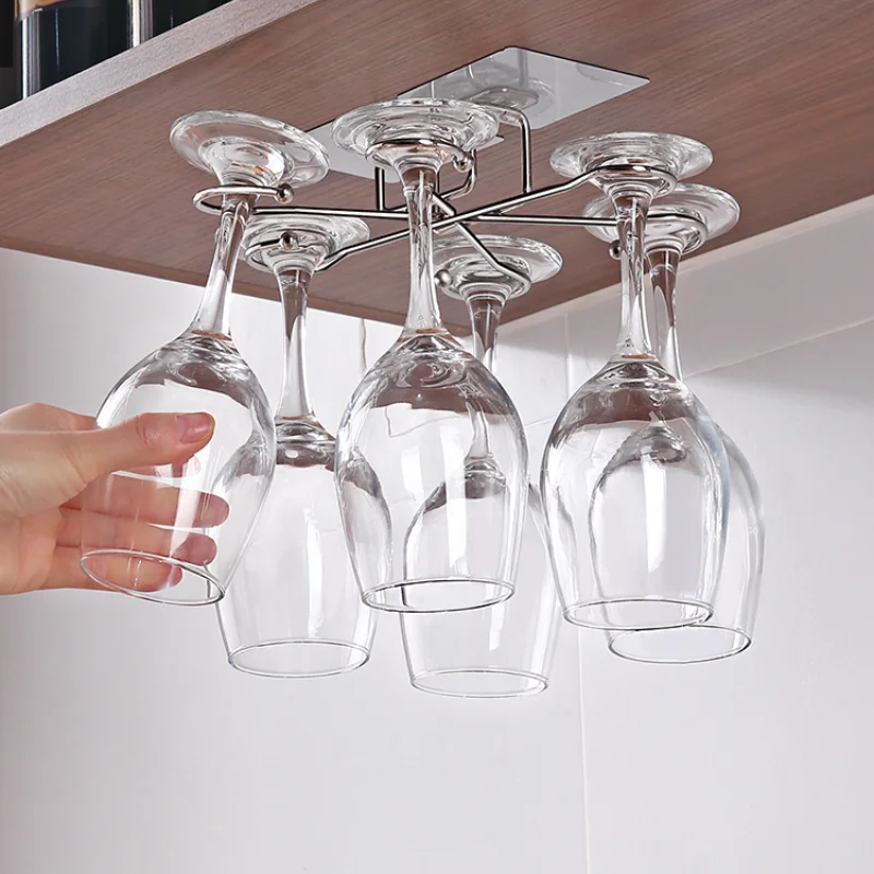 Home Free Nail Red Wine Glass Hanger