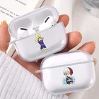 Чехол для наушников todoroki deku my hero моя геройская академия, чехол для Apple Airpods 3 Airpods 1 2, прозрачный защитный чехол для Airpods Pro, чехол