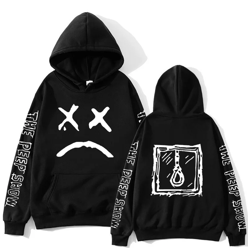 Толстовка с капюшоном для мужчин и женщин Свитшот в стиле хип-хоп Lil Peep Hell Boy Cry Baby -