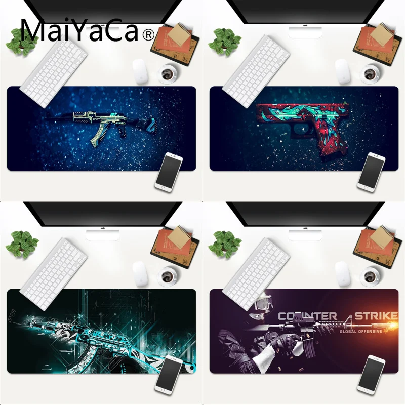 MaiYaCa Vintage Cool CS GO Office Mice Gamer Soft Mouse Pad Gaming Mouse Pad Large Deak Mat 700x300mm for overwatch/cs go
