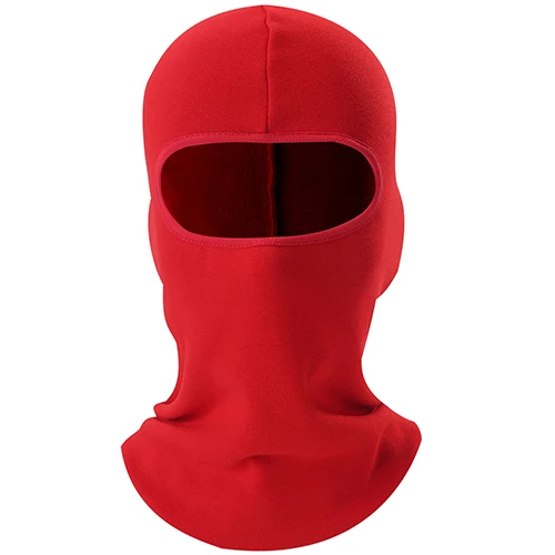 Red Зимняя полярная Балаклава из флиса, шапка, маска на все лицо, ниндзя, тактические армейские маски, головной убор, защита лица, шапочки, шапка для мужчин и женщин - Цвет: Red
